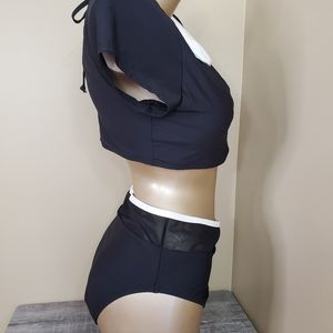 Hot Topic Swim Wednesday Addams Bikini Set Poshmark
